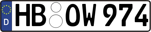HB-OW974