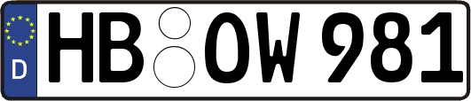 HB-OW981