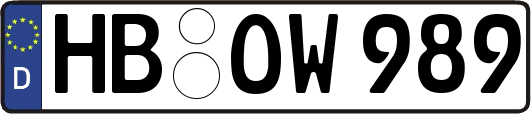 HB-OW989