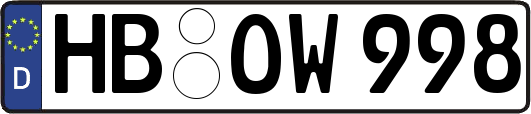 HB-OW998