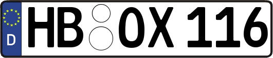 HB-OX116