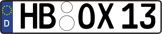 HB-OX13