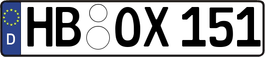 HB-OX151