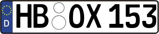 HB-OX153