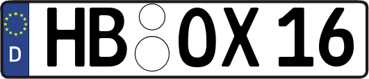 HB-OX16
