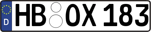 HB-OX183