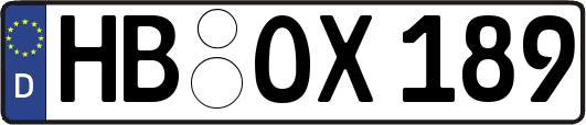 HB-OX189