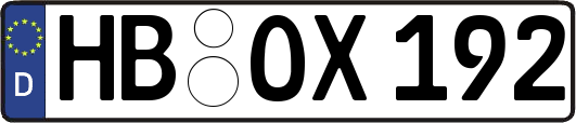 HB-OX192
