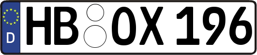HB-OX196