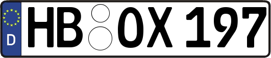 HB-OX197