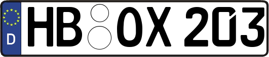 HB-OX203