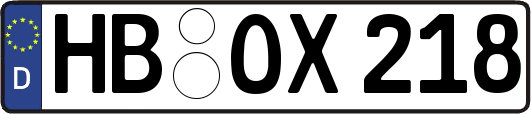 HB-OX218