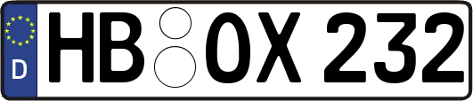 HB-OX232