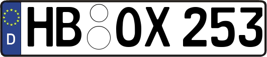 HB-OX253