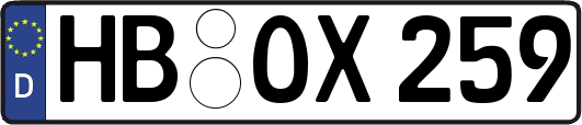 HB-OX259