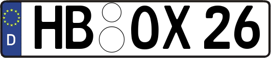 HB-OX26