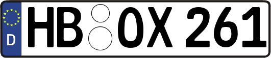 HB-OX261