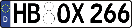 HB-OX266