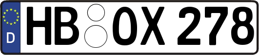 HB-OX278