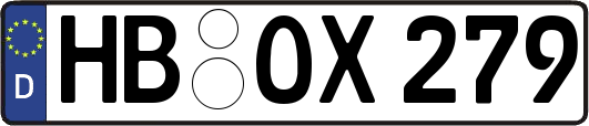 HB-OX279