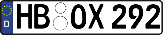HB-OX292