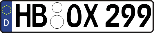 HB-OX299