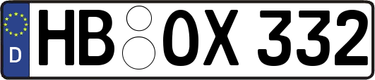HB-OX332