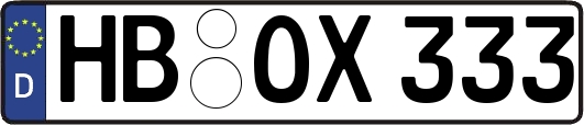 HB-OX333