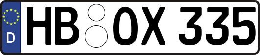 HB-OX335
