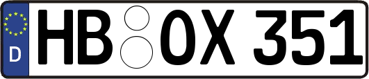 HB-OX351
