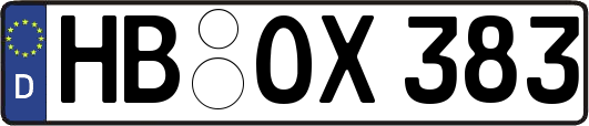 HB-OX383