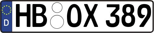 HB-OX389