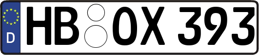 HB-OX393