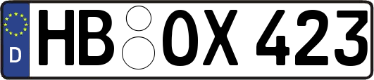 HB-OX423
