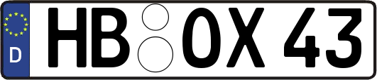 HB-OX43
