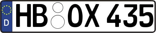 HB-OX435