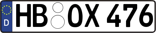 HB-OX476