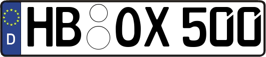 HB-OX500