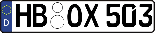 HB-OX503