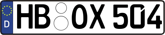 HB-OX504