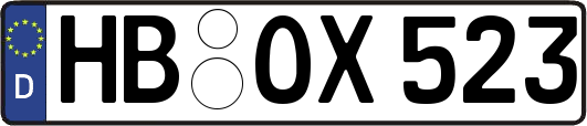 HB-OX523