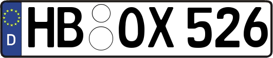 HB-OX526