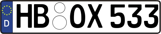 HB-OX533