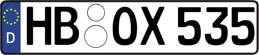 HB-OX535