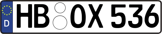 HB-OX536