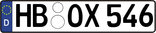 HB-OX546