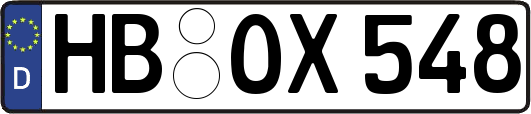 HB-OX548