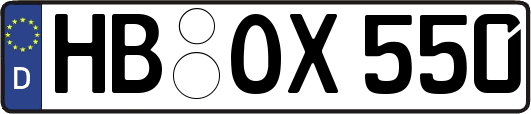 HB-OX550