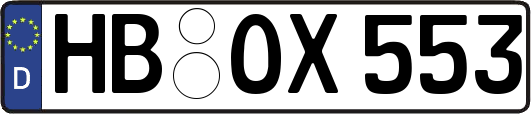HB-OX553