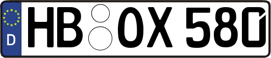 HB-OX580